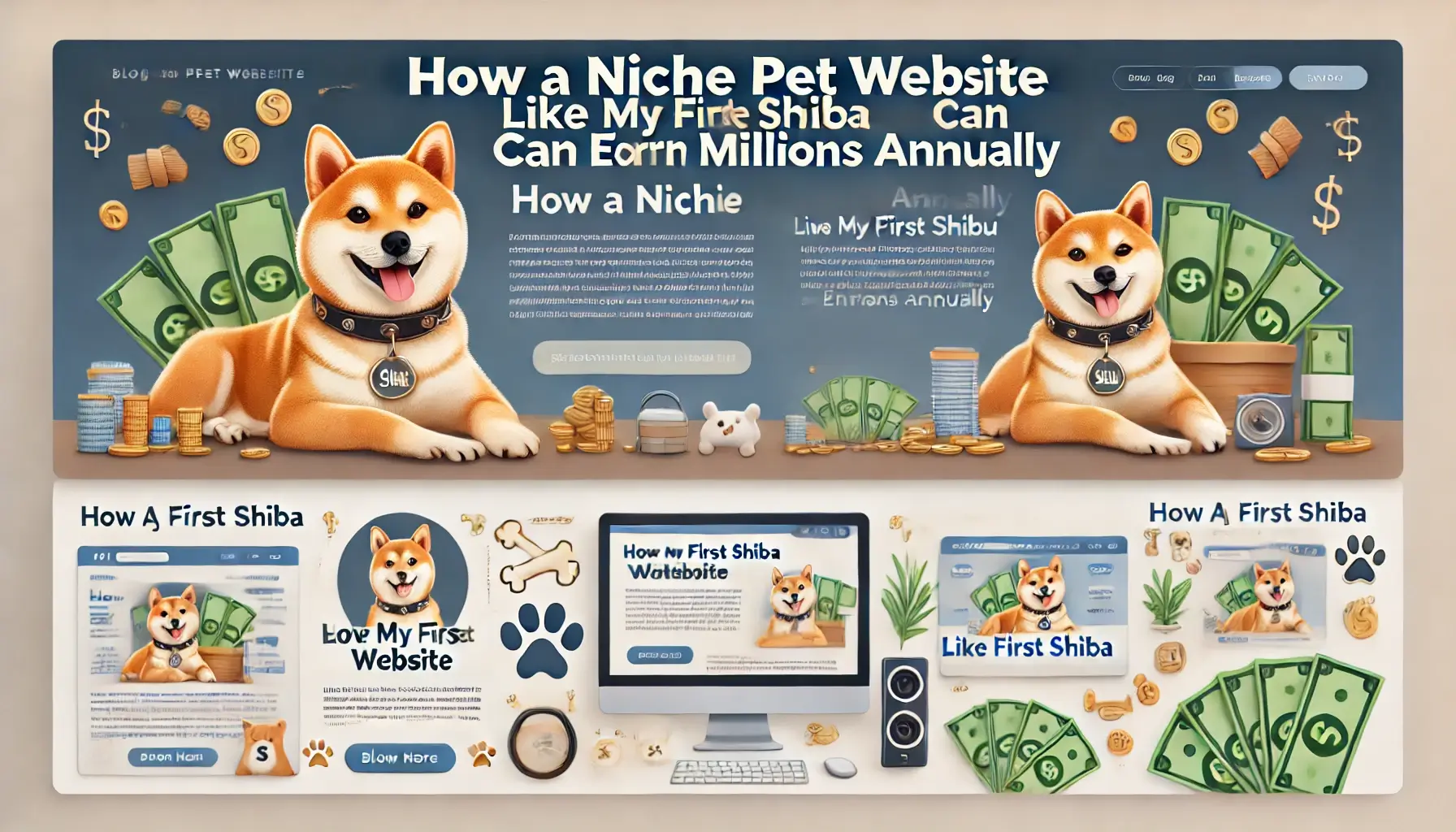 How a Niche Pet Website Like My First Shiba Can Earn Millions Annually