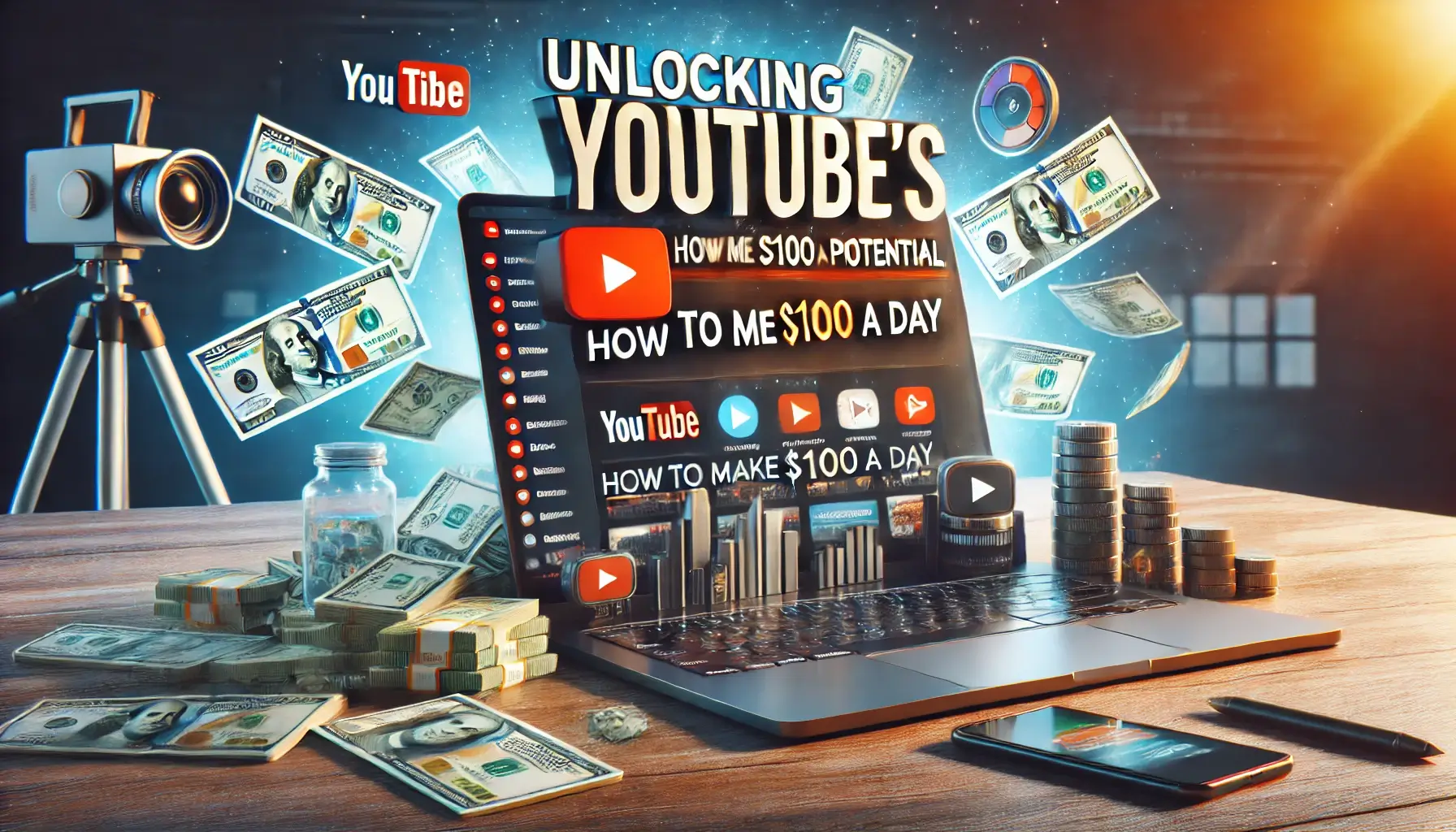 Unlocking YouTube’s Potential: How to Make $100 a Day